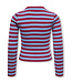KOGLUPE L/S STRIPE TEE JRS Allure Rumba Red by Kids Only