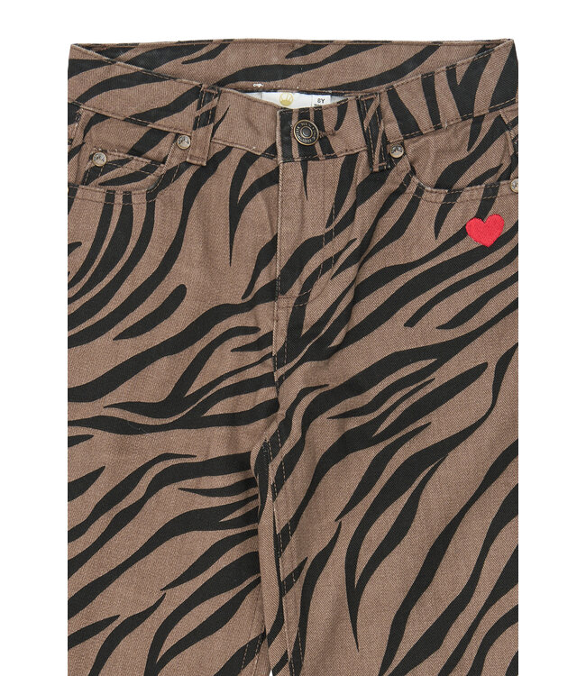 TNVanya Wide Fit Jeans Taupe Gray AOP TN by The New