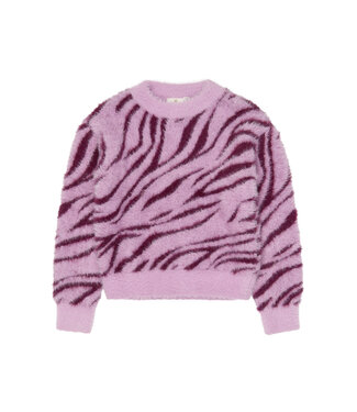 The New TNVania Jacquard Pullover Pink Lavender AOP TN by The New