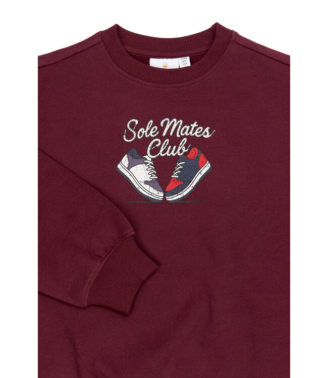 TNVitalio OS Sweatshirt Burgundy TN by The New
