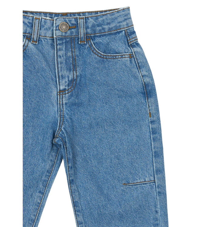 TNSTSilvio Barrel Fit Jeans Medium Blue Denim by The New
