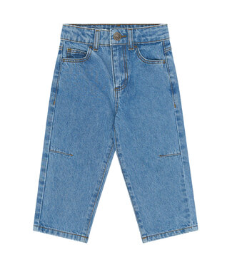 The New TNSTSilvio Barrel Fit Jeans Medium Blue Denim by The New