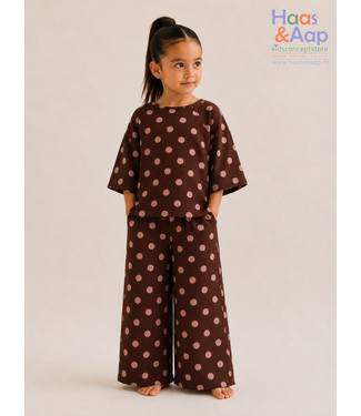 Name it NMFNINA WIDE PANT Chocolate Plum by Name it
