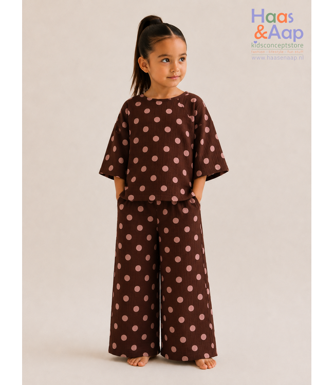 NMFNINA 3/4 RLX TOP Chocolate Plum by Name it