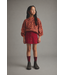 brushed animal print fleece sweatshirt pink siena-brushed animal print fleece by Cozmo