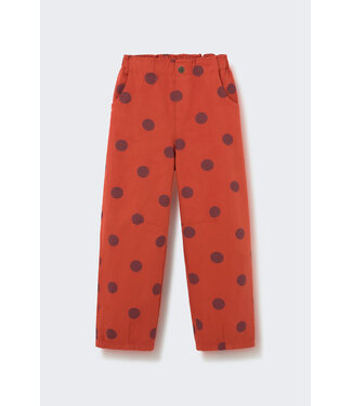 Cozmo polka dot twill pants ginger-polka dot twill by Cozmo
