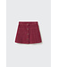 wide wale corduroy skirt prune-wide wale corduroy by Cozmo