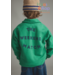 washed brushed fleece polo sweatshirt match grass-washed brushed fleece by Cozmo