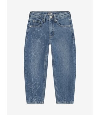 Daily7 Denim Barrel Fit print Used Grey Denim by Daily7