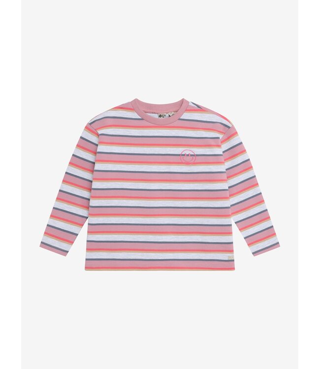 T-shirt Longsleeve Striped Lilas by Daily7