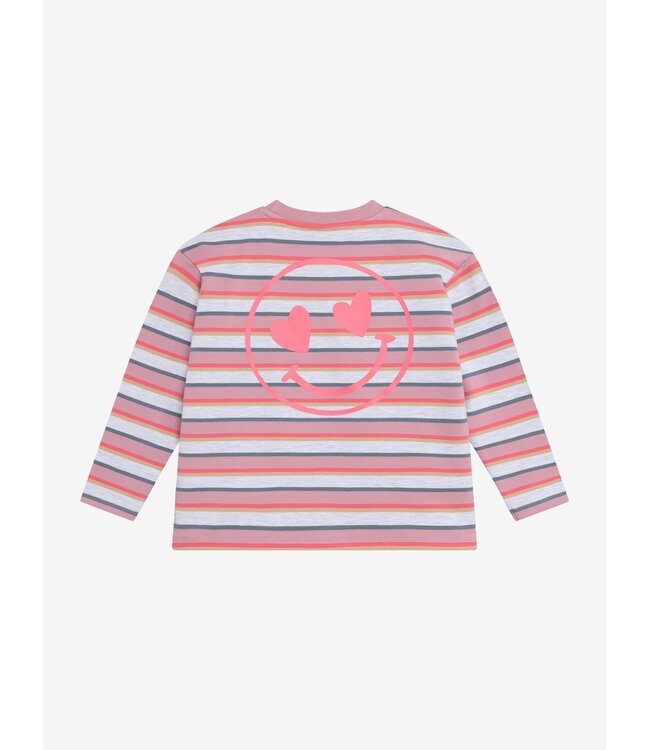 T-shirt Longsleeve Striped Lilas by Daily7