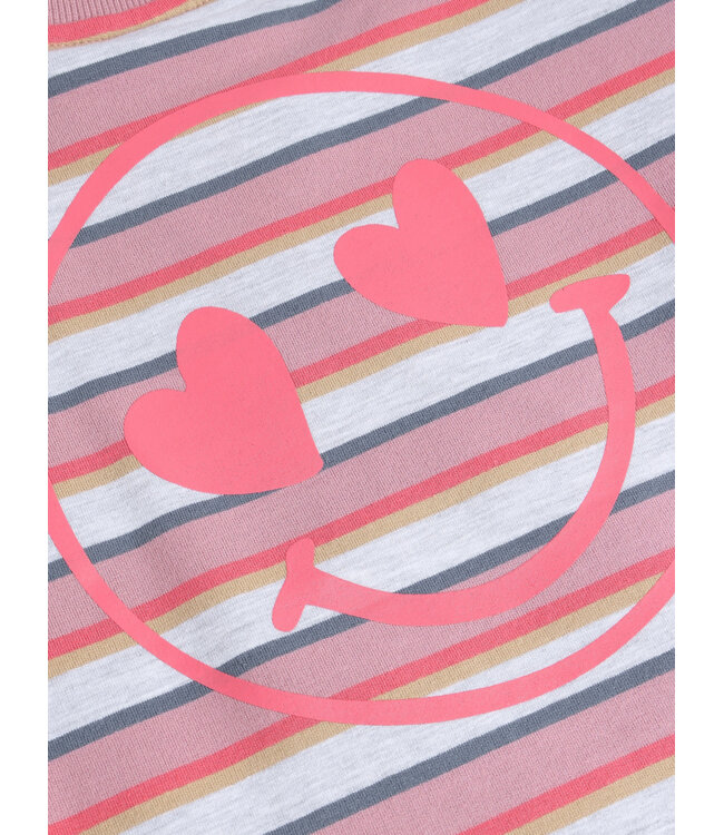 T-shirt Longsleeve Striped Lilas by Daily7