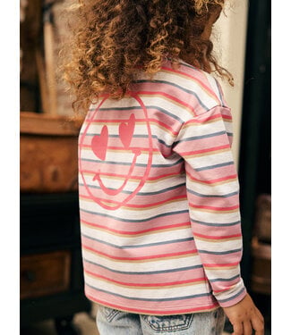 Daily7 T-shirt Longsleeve Striped Lilas by Daily7