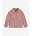 Shirt Longsleeve Check  Rythmic Red by Daily7