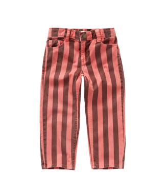 Sproet & Sprout Straight denim pants stripes red  by Sproet & Sprout