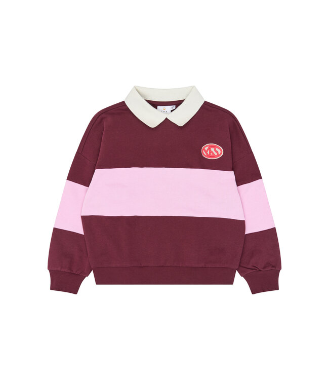 TNVaniza OS Polo Sweatshirt Burgundy TN By The New