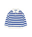 TNVidar OS Polo Sweatshirt Mazarine Blue Striped By The New