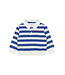 TNSTVidan OS Polo Sweatshirt Mazarine Blue Striped By The New