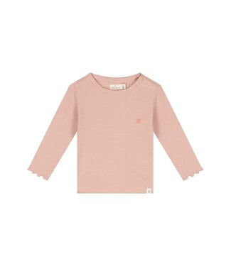 A tiny story baby tshirt long sleeve Old pink by a Tiny story