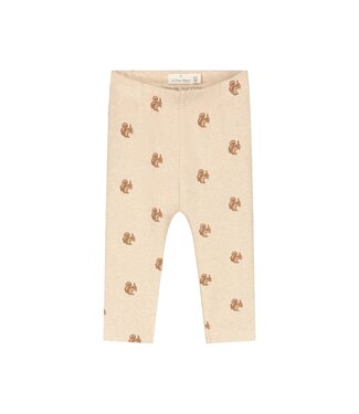 A tiny story baby pants Beige melange - eekhoorn by a Tiny story