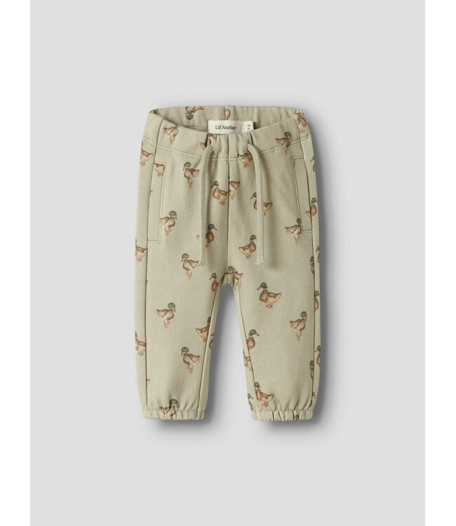 NBMJOBO AKK SWEAT PANT LIL Moss Gray DUCK By Lil' Atelier