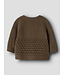 NBNNOBIR LS KNIT CARD LIL Teak By Lil' Atelier