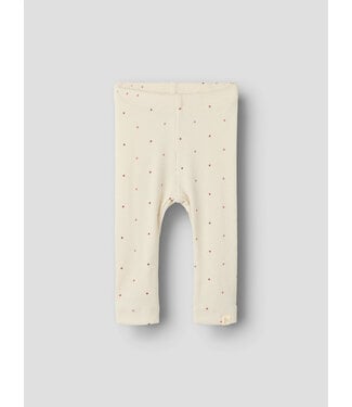 Lil' Atelier NBFGAGO KYE SLIM LEGGING LIL Turtledove DOT By Lil' Atelier