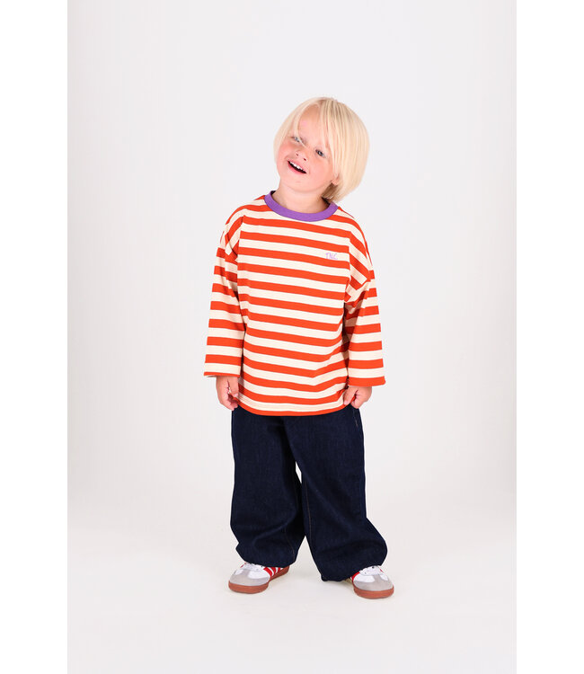 The New Chapter Lou Longsleeve Burnt Ochre Stripes