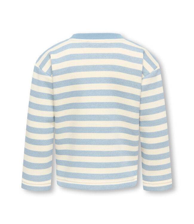 KMGSWEAT LS O-NECK STRAIGHT SWT Dusty Blue Tofu/Heart Night Sky By Kids Only