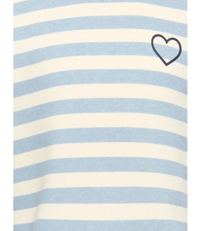 KMGSWEAT LS O-NECK STRAIGHT SWT Dusty Blue Tofu/Heart Night Sky By Kids Only