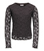 Kids Only KOGLEIKA LS LACE TOP JRS NOOS Black Coffee By Kids Only