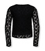 KOGLEIKA LS LACE TOP JRS NOOS Black By Kids Only