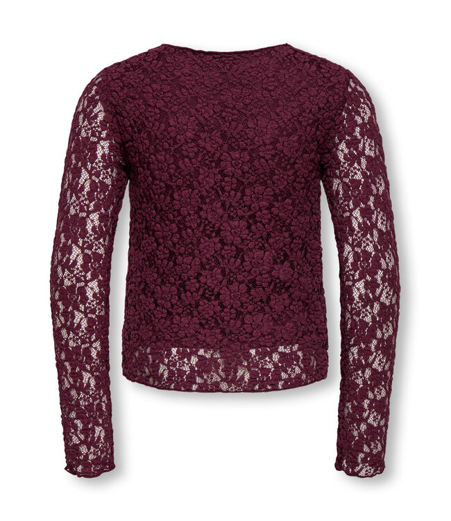 KOGLEIKA LS LACE TOP JRS NOOS Fig By Kids Only