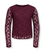 KOGLEIKA LS LACE TOP JRS NOOS Fig By Kids Only