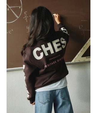 Name it NKFNOKKI LS RLX SWEAT BRU Chocolate Plum