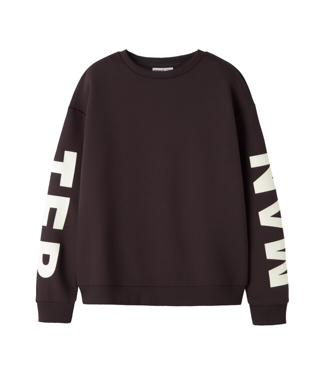 NKFNOKKI LS RLX SWEAT BRU Chocolate Plum