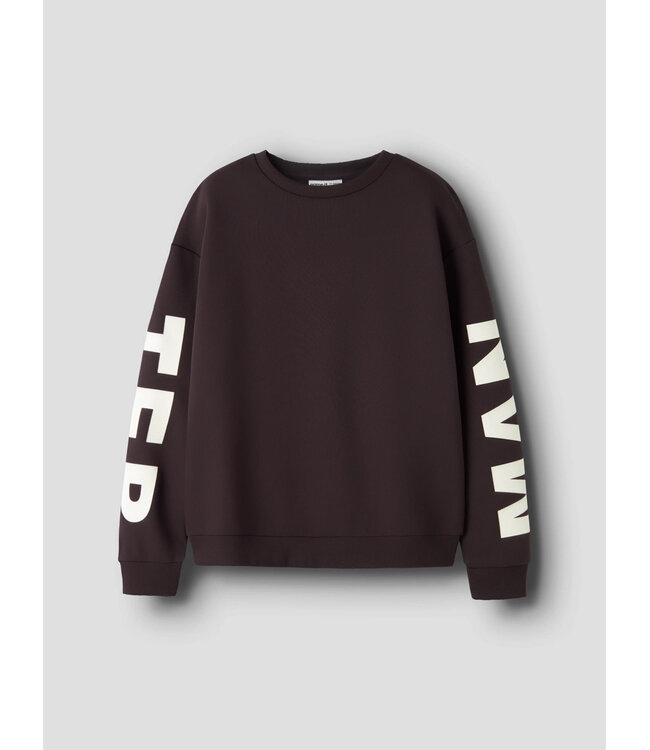 NKFNOKKI LS RLX SWEAT BRU Chocolate Plum