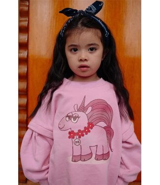 Daily Brat SASSY UNICORN SWEATER PINK