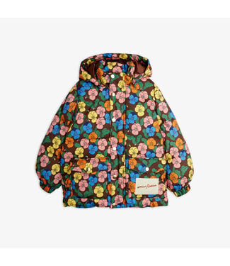 Mini Rodini Violas aop heavy puffer Multi By Mini Rodini