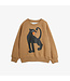 Panther sp melange sweatshirt Brown By Mini Rodini
