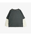 M.Rodini field notes emb ls tee Grey By Mini Rodini