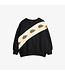 Elephant shrew panel sweatshirt Black By Mini Rodini