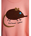 Elephant shrew chenille sweatshirt Pink By Mini Rodini