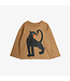 Panther sp melange ls tee Brown By Mini Rodini
