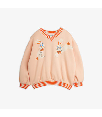 Mini Rodini Rabbits sp sweatshirt Pink By Mini Rodini