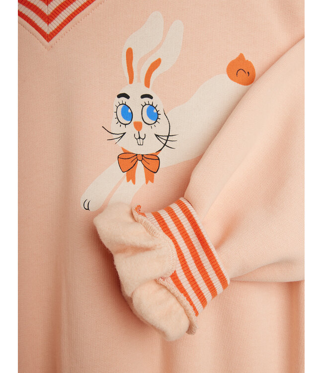 Rabbits sp sweatshirt Pink By Mini Rodini