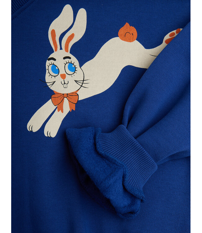 Rabbits sp sweatshirt Blue By Mini Rodini