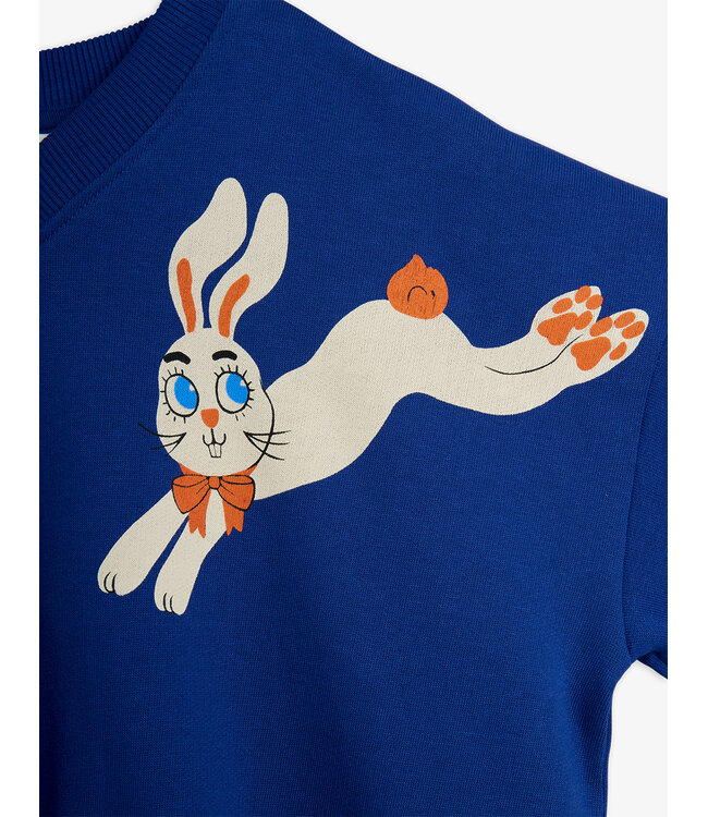 Rabbits sp sweatshirt Blue By Mini Rodini