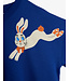 Rabbits sp sweatshirt Blue By Mini Rodini