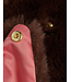 Rabbit ear faux fur jacket Brown By Mini Rodini